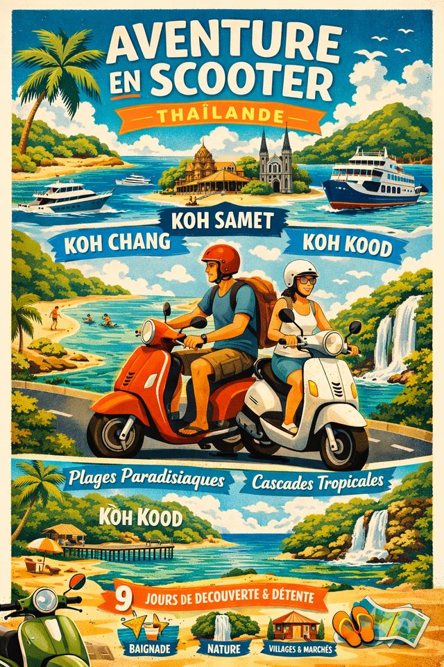 Voyage en scooter en Thaïlande 