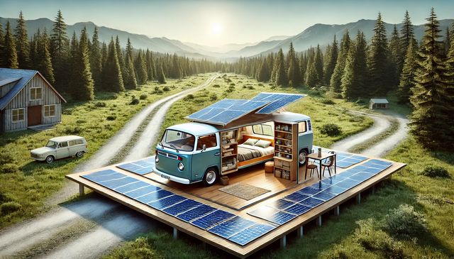 Maisons mobiles solaires