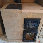 Cuisinière de masse vue de face