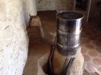 Petit Rocket stove en diamètre 110
