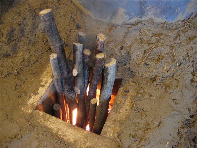 Rocket stove - Allumage