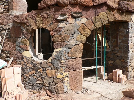 L'entrée de la maison. 