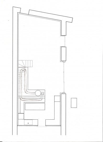 Nouvelle piste pour se raccorder sur le conduit existant