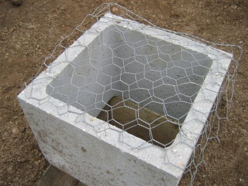 Rocket stove barbecue - Préparation étage intermédiaire