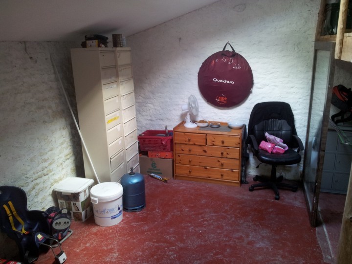 Emplacement de la chambre de combustion