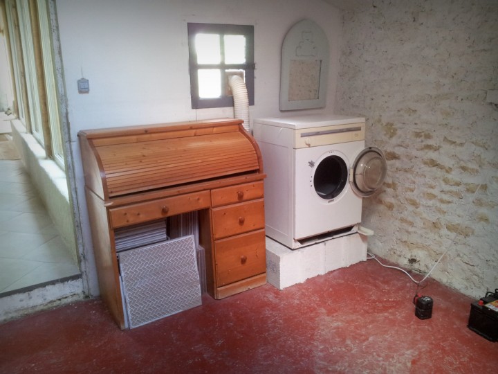 Emplacement du futur banc