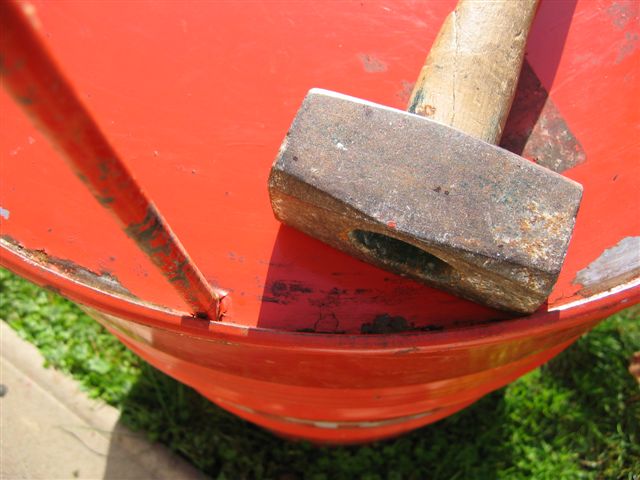Rocket stove baril 200 litres  - Ouverture extrémité