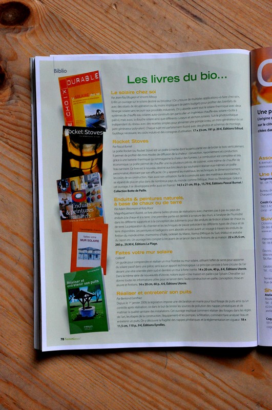 Habitat Naturel No 29 - Présentation du livre Rocket stoves