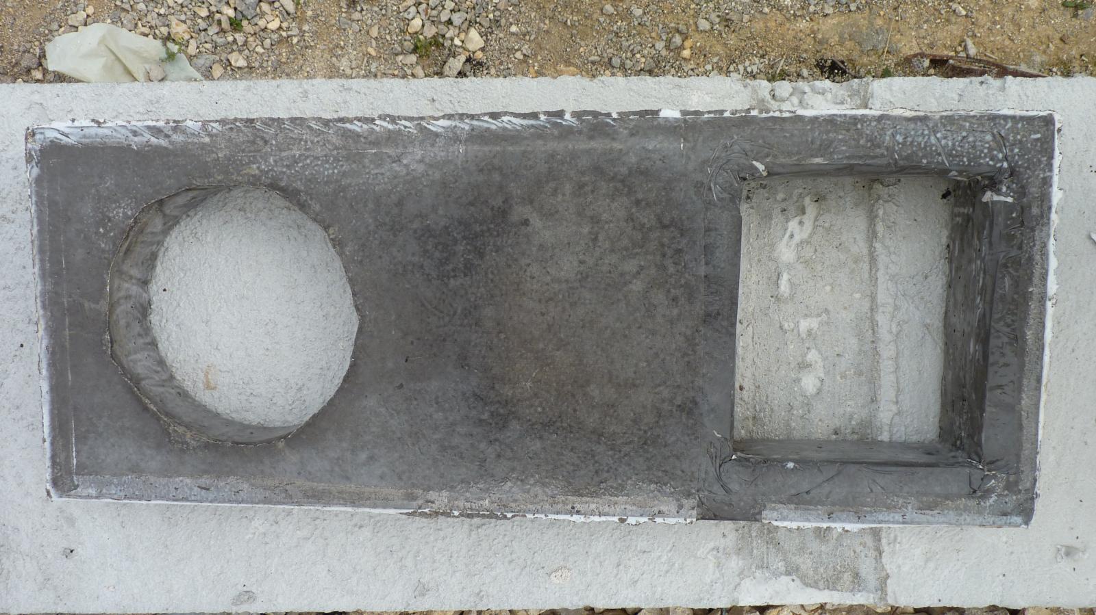 haut du tunnel horizontal de combustion