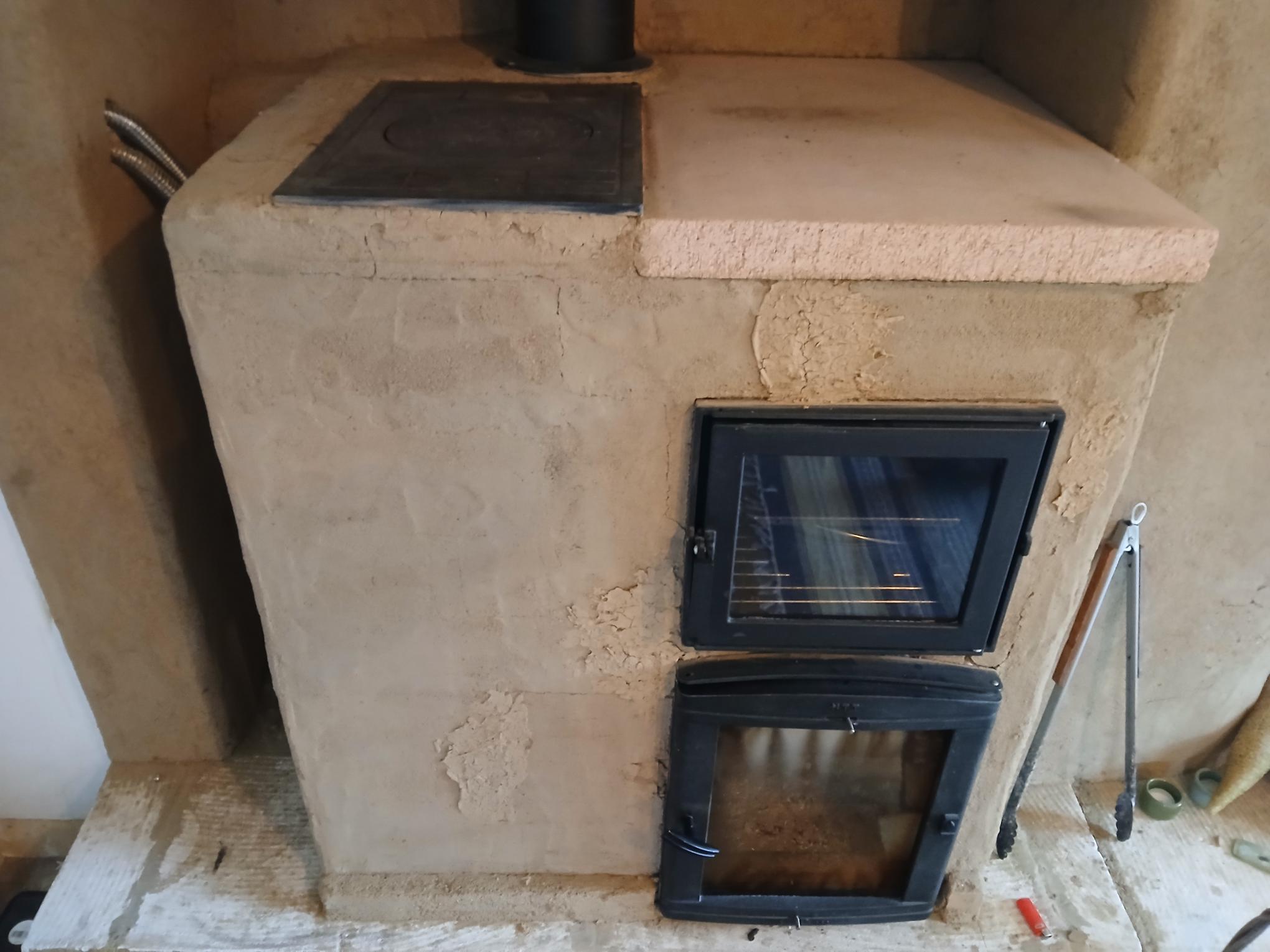 Cuisinière de masse vue de face