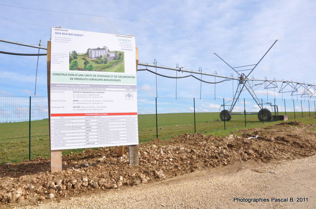 Construction silo Bio Ouest
