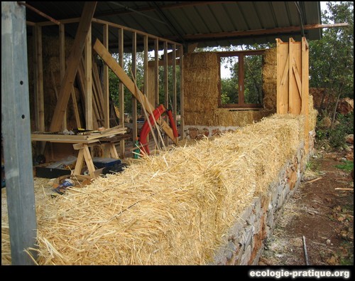 Mur en paille