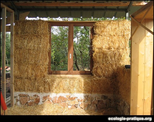 Mur en paille