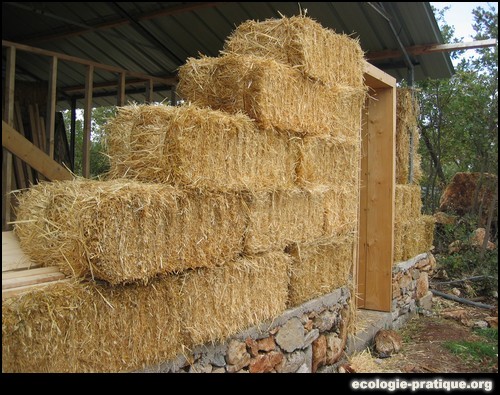 Mur en paille