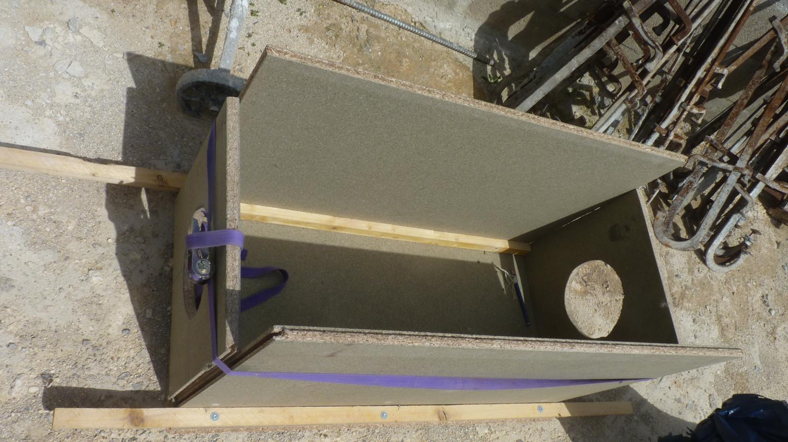 coffrage conduit intérieur