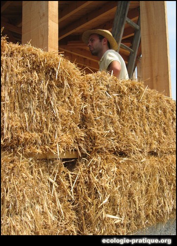 Mur en paille