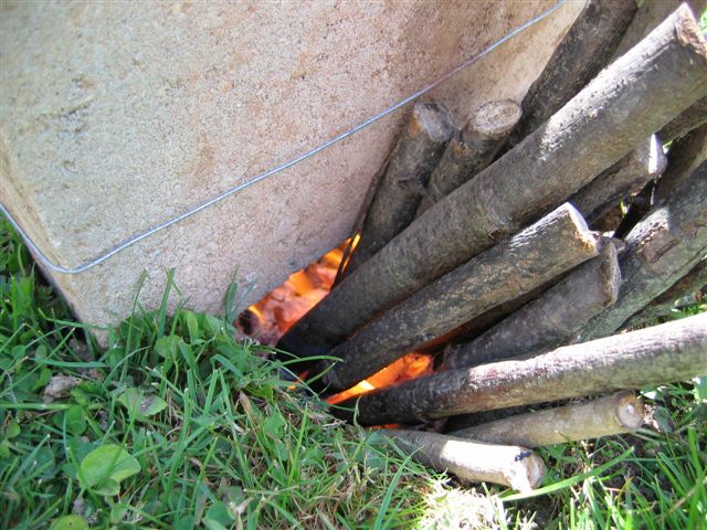 Rocket stove barbecue - Modèle mini dragon