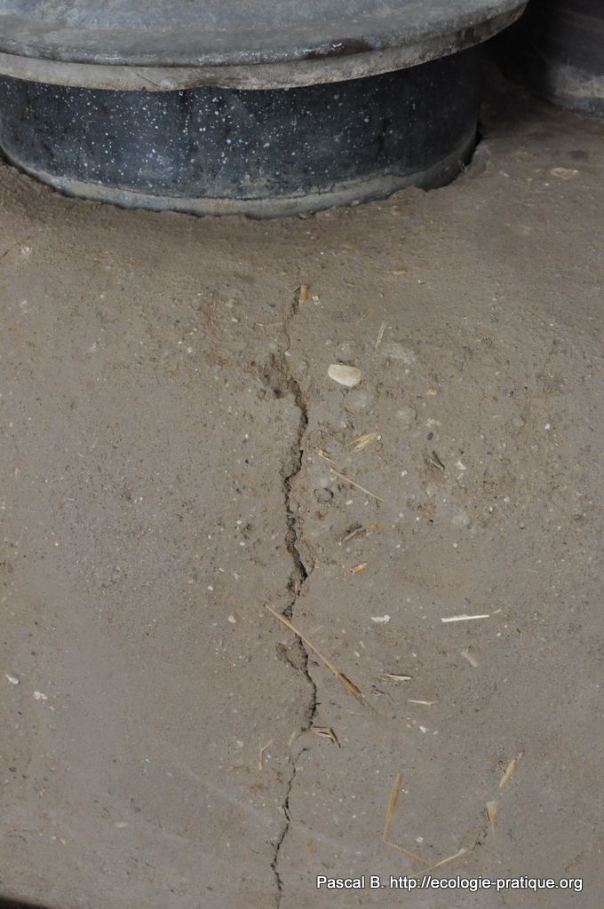 Rocket stove - Fissures