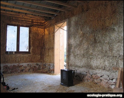Mur en paille