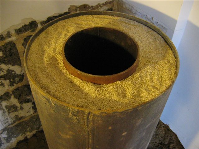 Rocket stove - Isolation cheminée