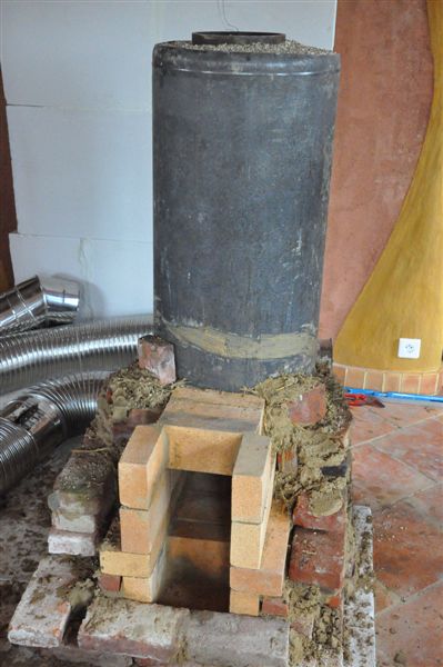 Pose conteneur et vermiculite