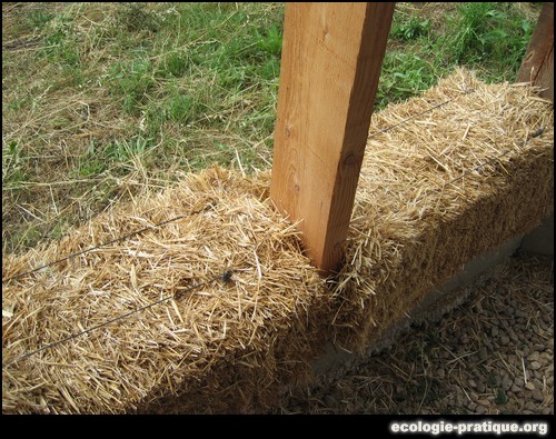 Mur en paille
