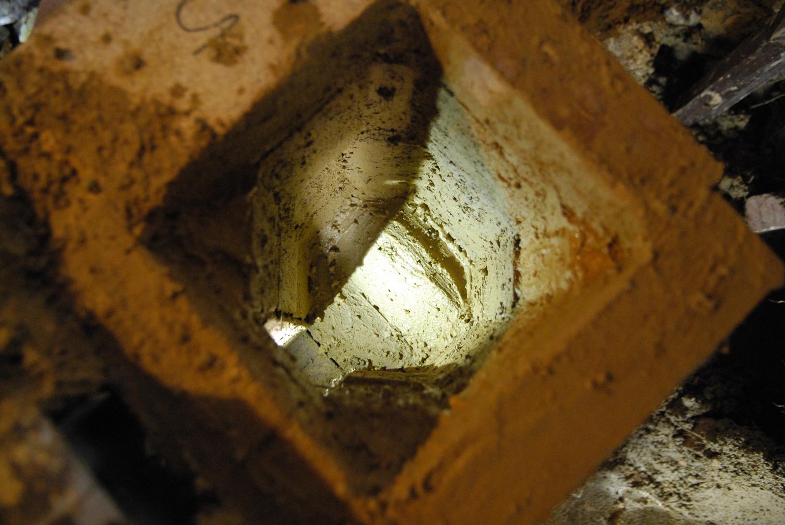 17- La cheminée interne... avec sa pièce particuliere