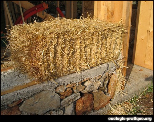 Mur en paille