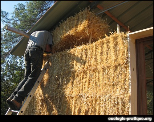 Mur en paille