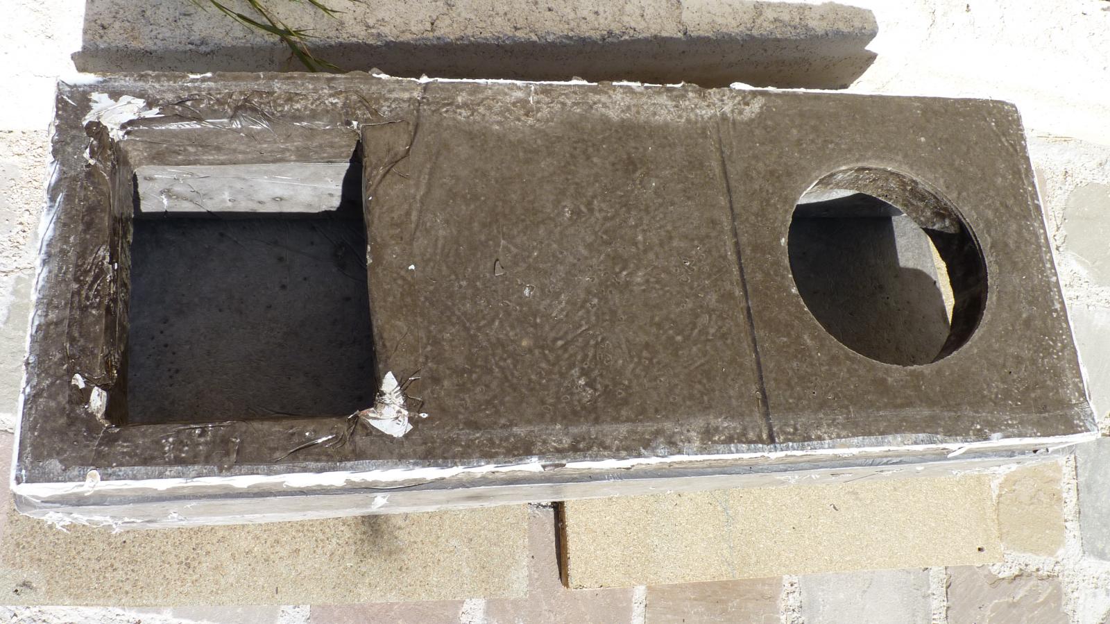 plafond du tunnel horizontal
