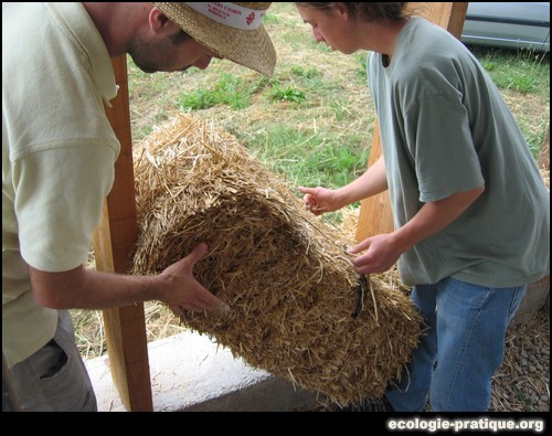 Mur en paille