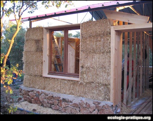 Mur en paille