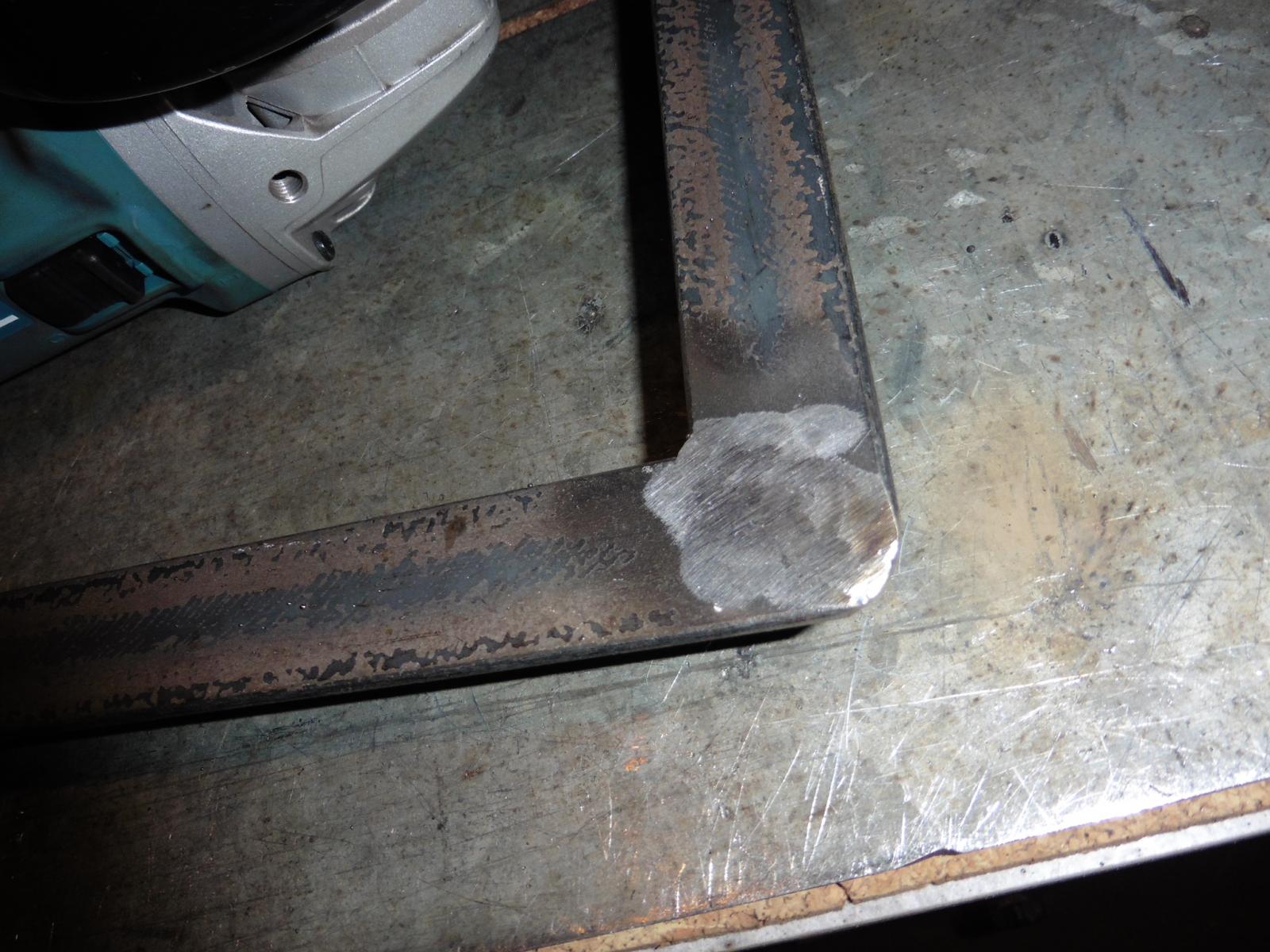 firebox glass holder frame grind1