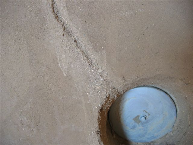 Rocket stove - Rebouchage fissure