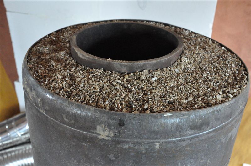 Pose conteneur et vermiculite