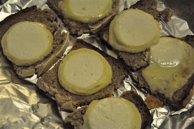 Toast de fromage fondu