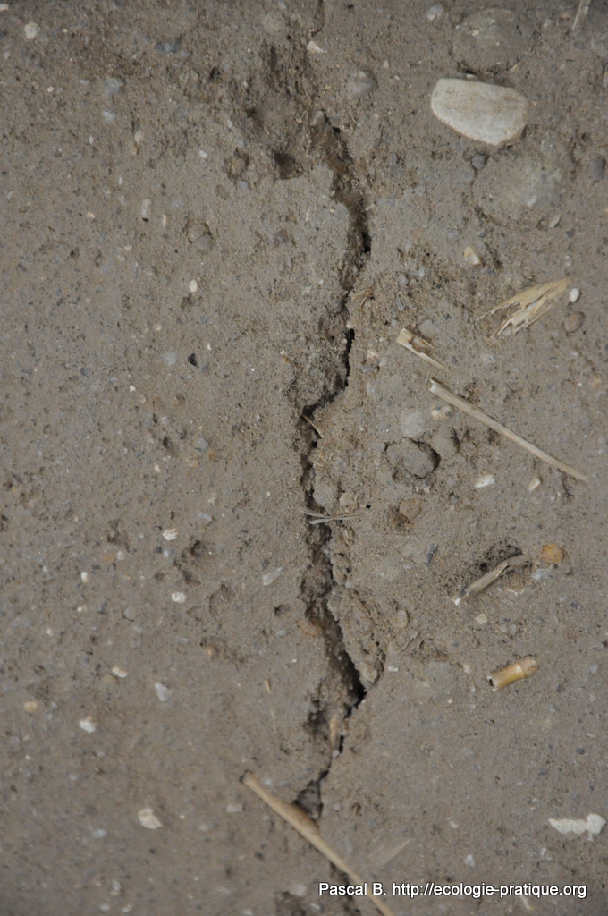 Rocket stove - Fissures