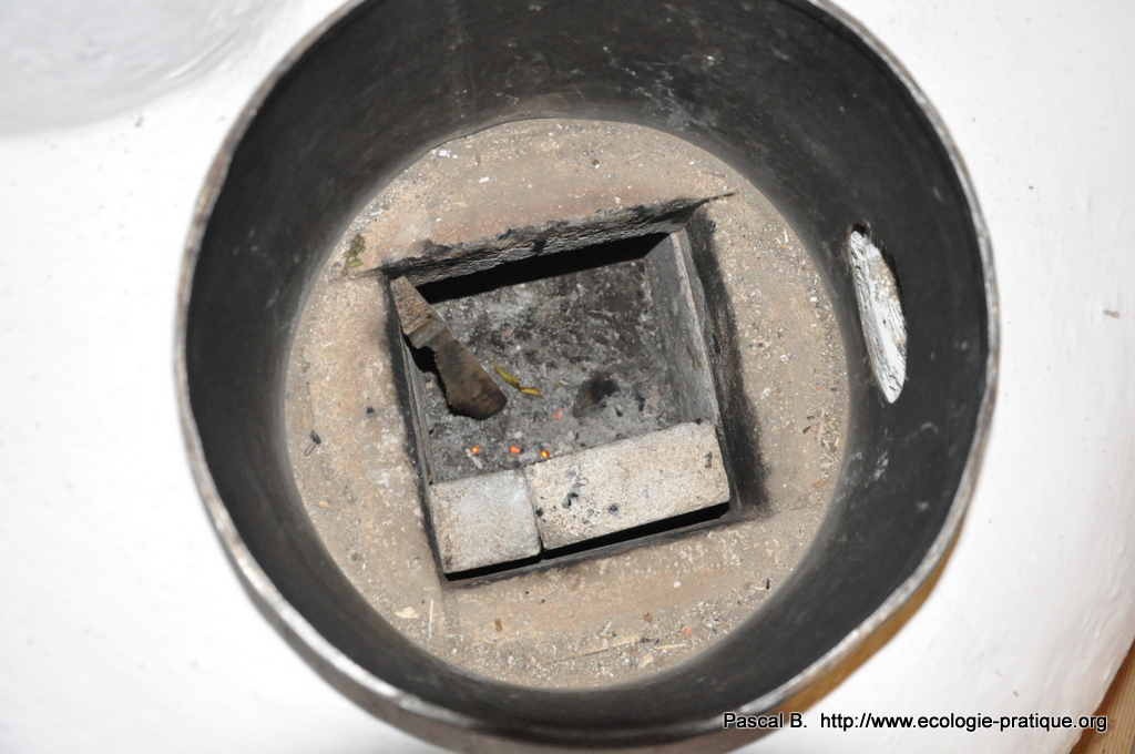 Rocket stove - Réduction chambre d'alimentation