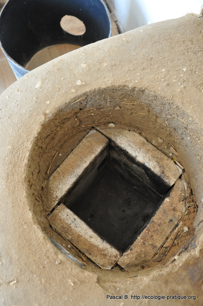 Rocket stove - Réparation des fissures
