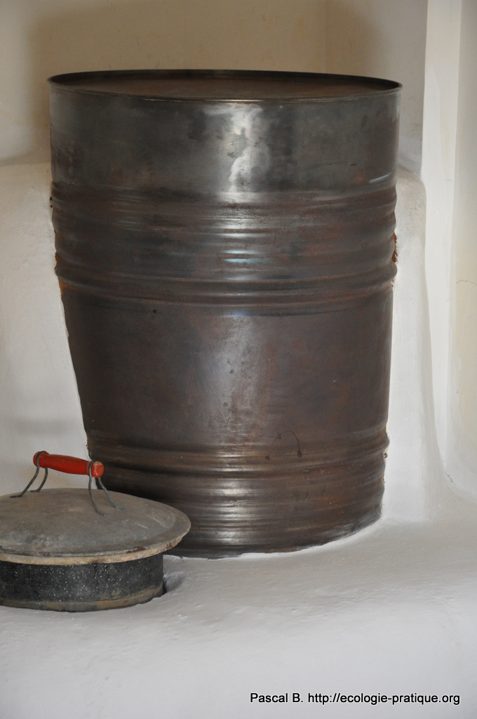 Rocket stove - Finition chaux aérienne