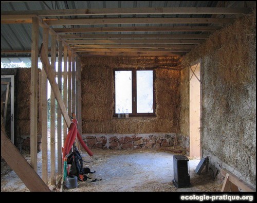 Mur en paille